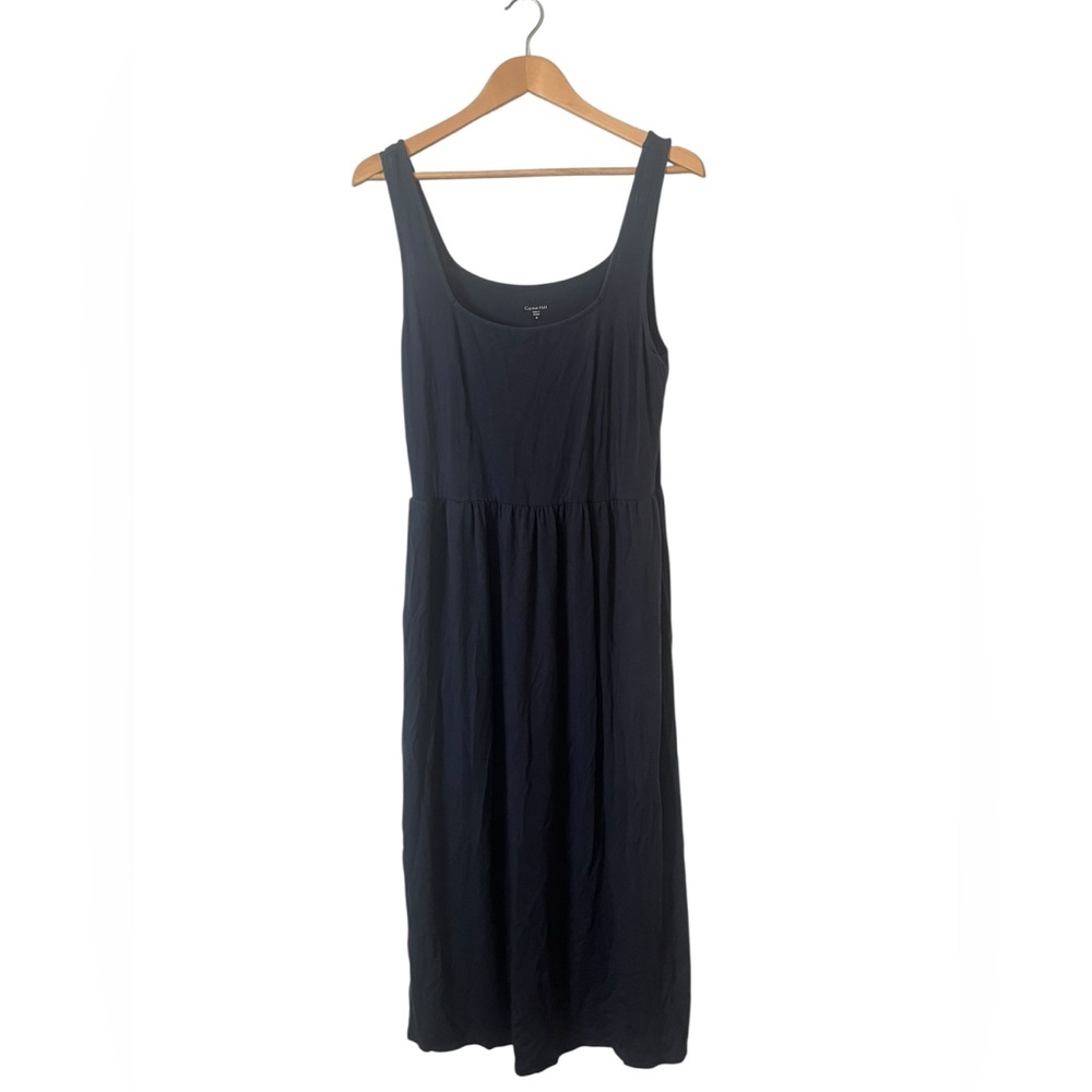 Garnet Hill Classic Dark Gray Casual Tank Midi Dress‎ Size Medium